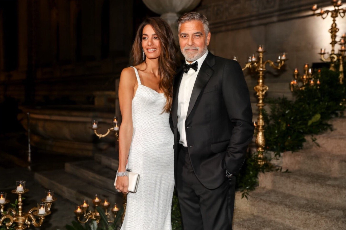 George and Amal Clooney 2022 - Notch lapel - Neil Rasmus BFA.com - The Black Tie Dress Code