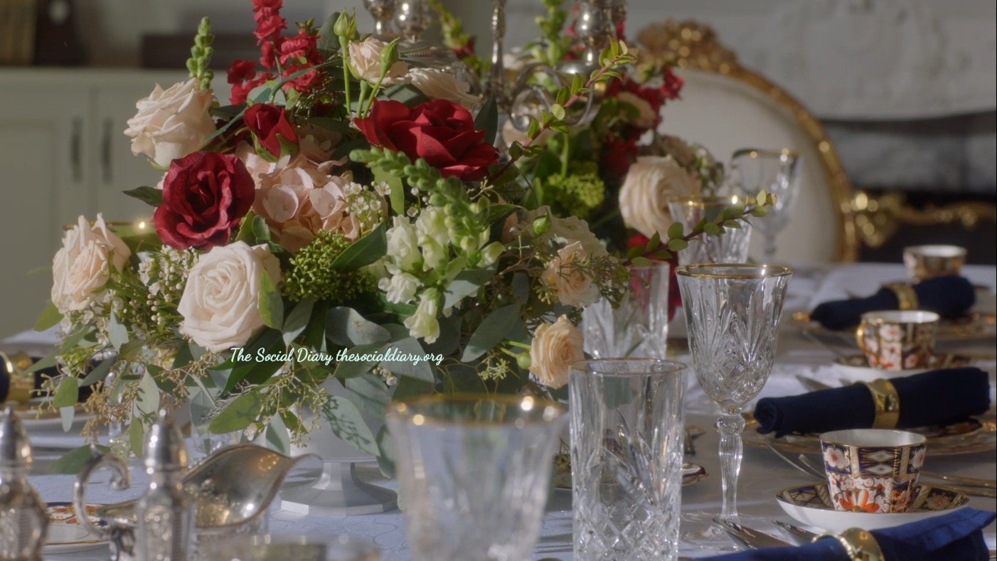 Butlers in Love table setting - Hallmark Channel