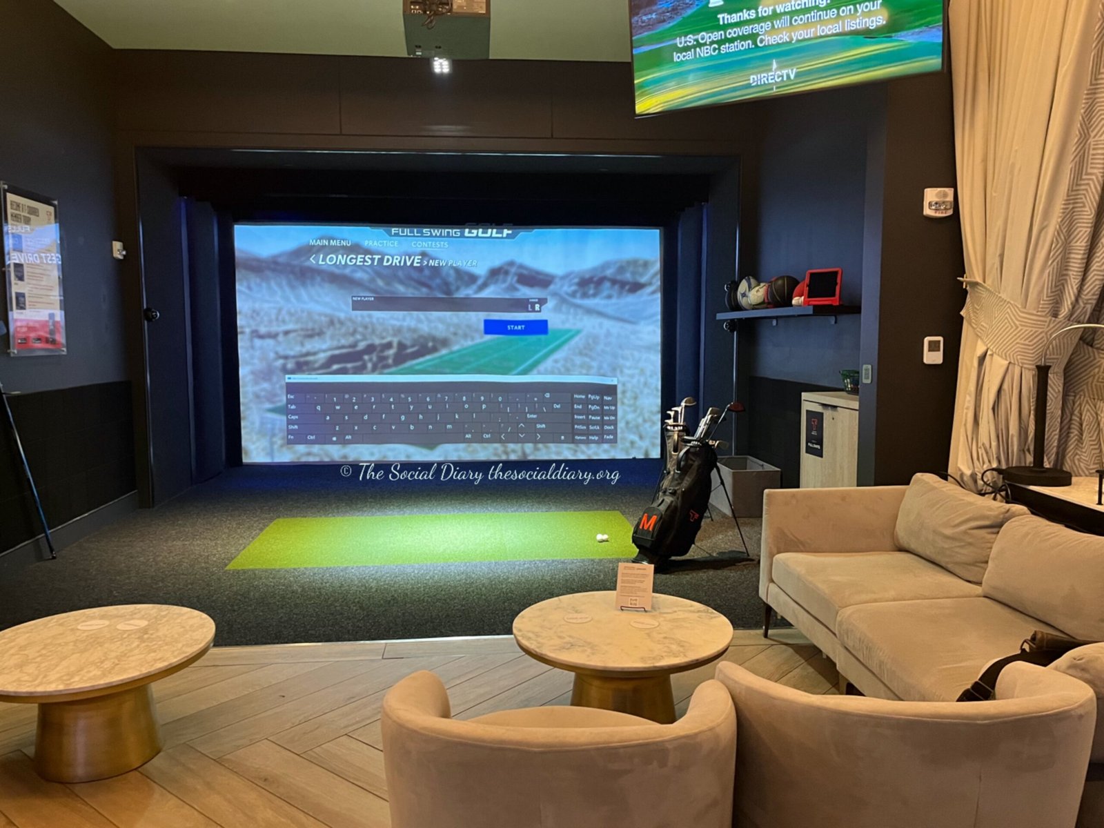 T-Squared Social NYC - Golf simulator - The Social Diary