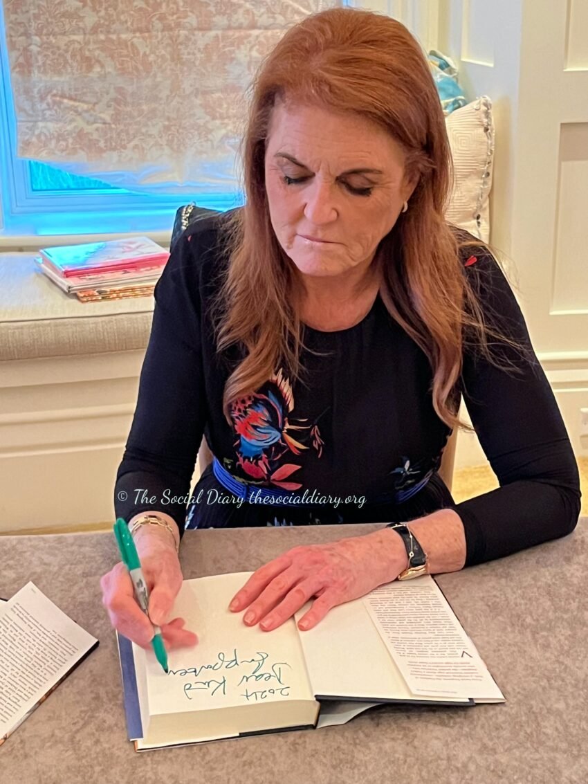 Duchess Fergie at the Ocean House Book signing - The Social Diary