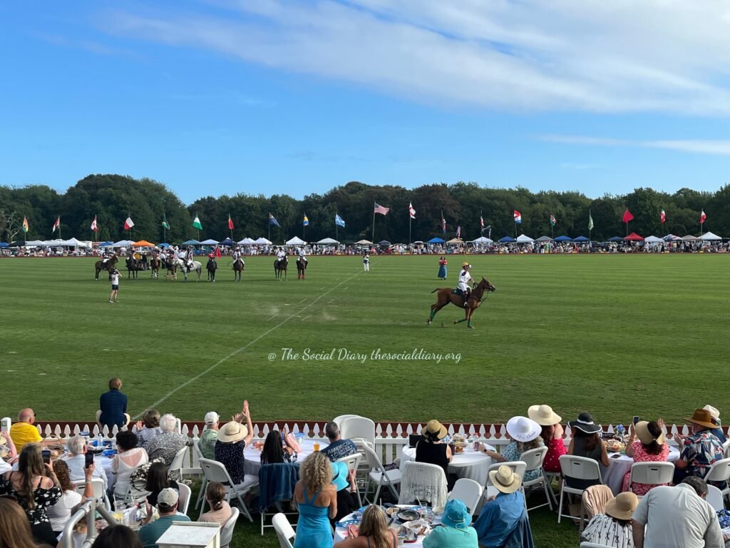 Newport Polo USA vs England Pavilion seating - The Social Diary