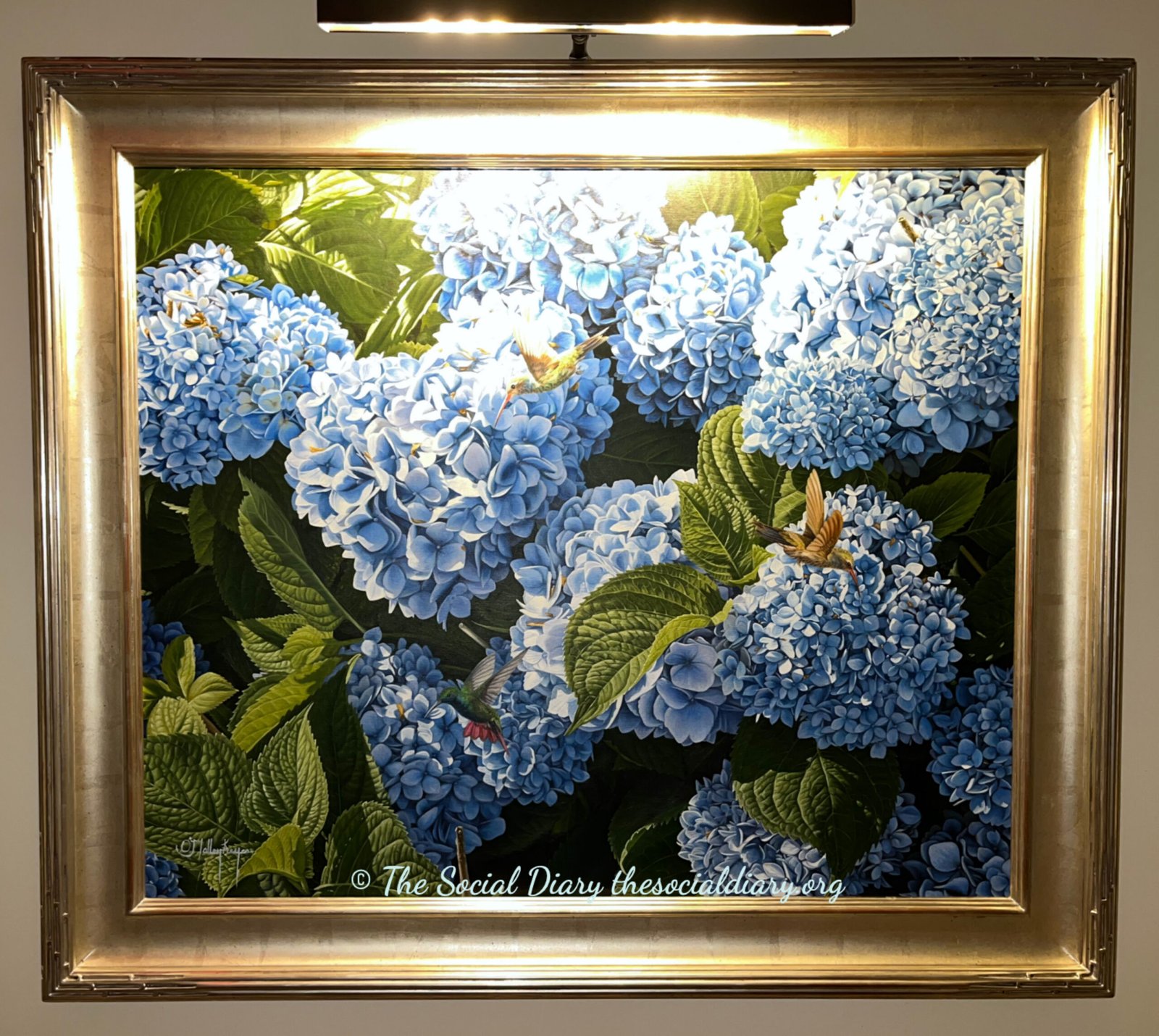 Ocean House Gallery Reception - Julia's Summer Garden Hydrangea - The Social Diary