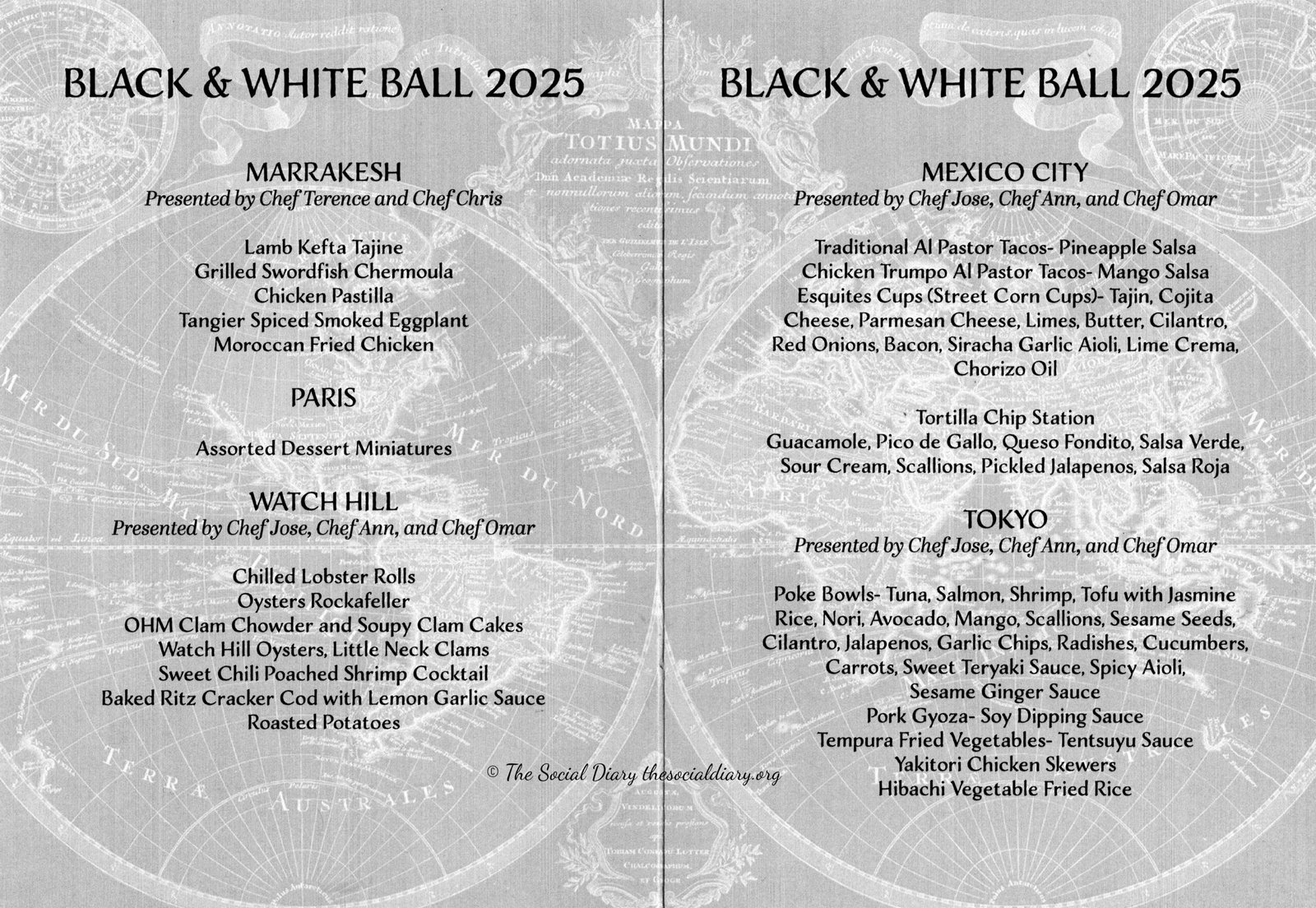 Black and white Ball YMCA - Ocean House - The Social Diary CR