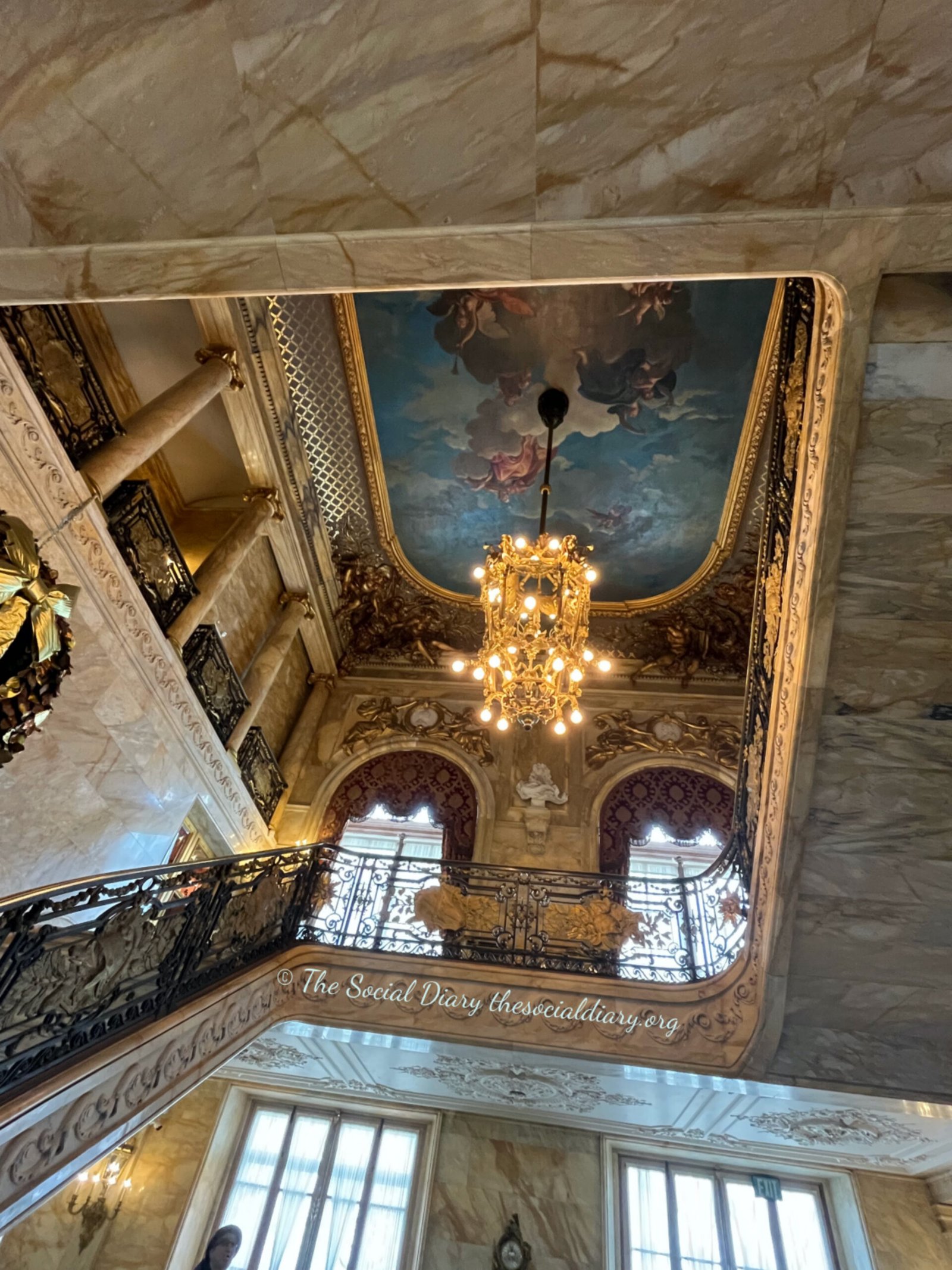 Staircase and ceiling - The Social Diary