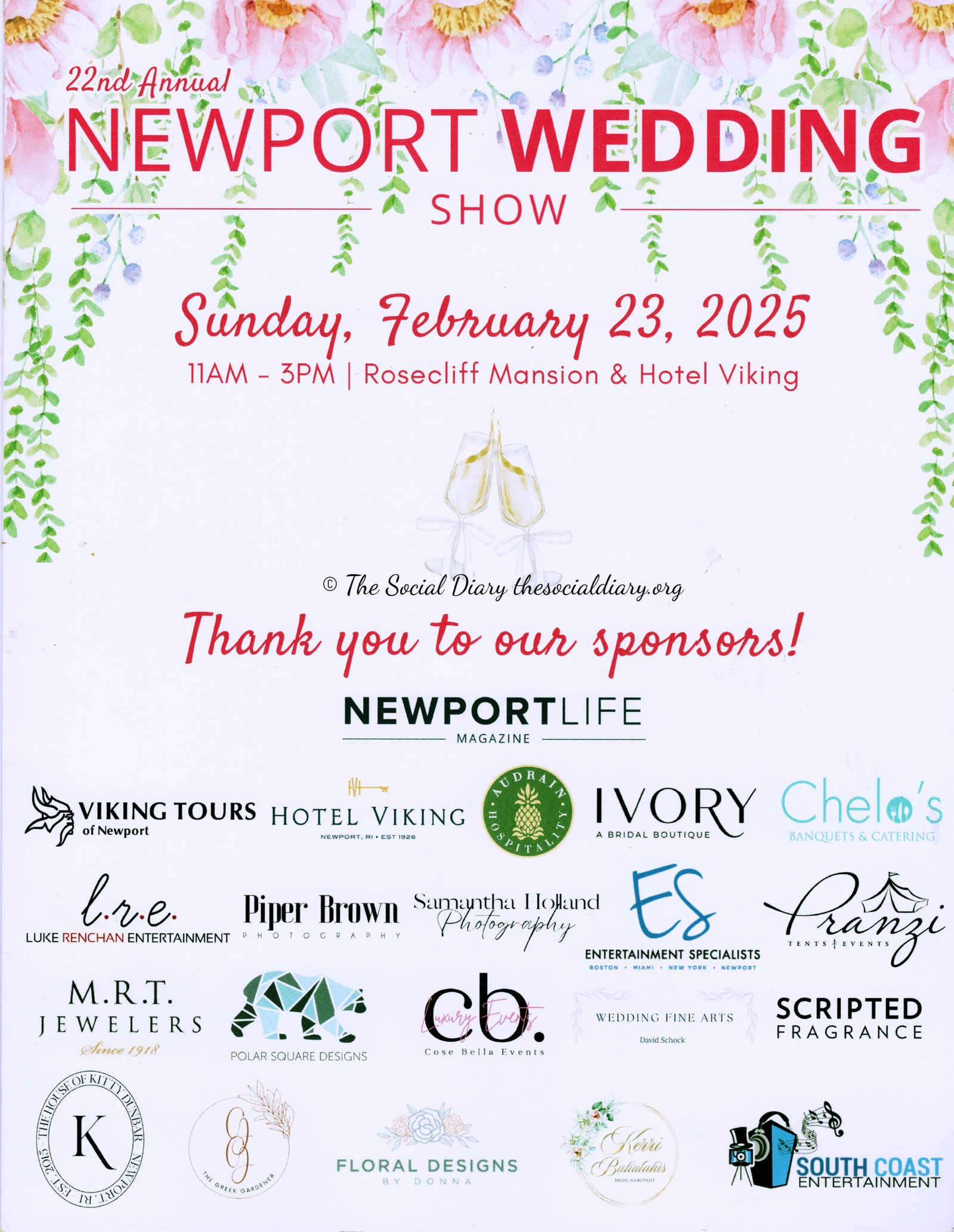 Newport Wedding Show programme - The Social Diary