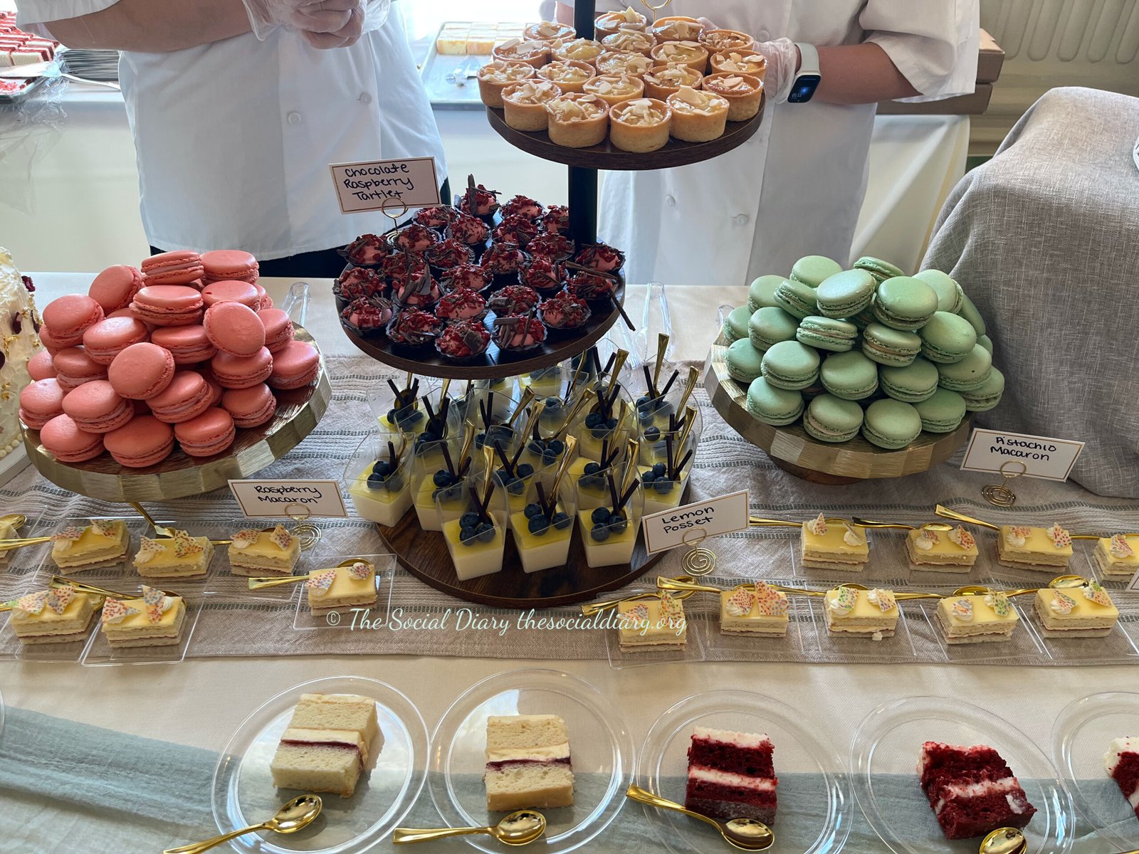 Wedding cakes and macarons - Newport Wedding Show - The Social Diary