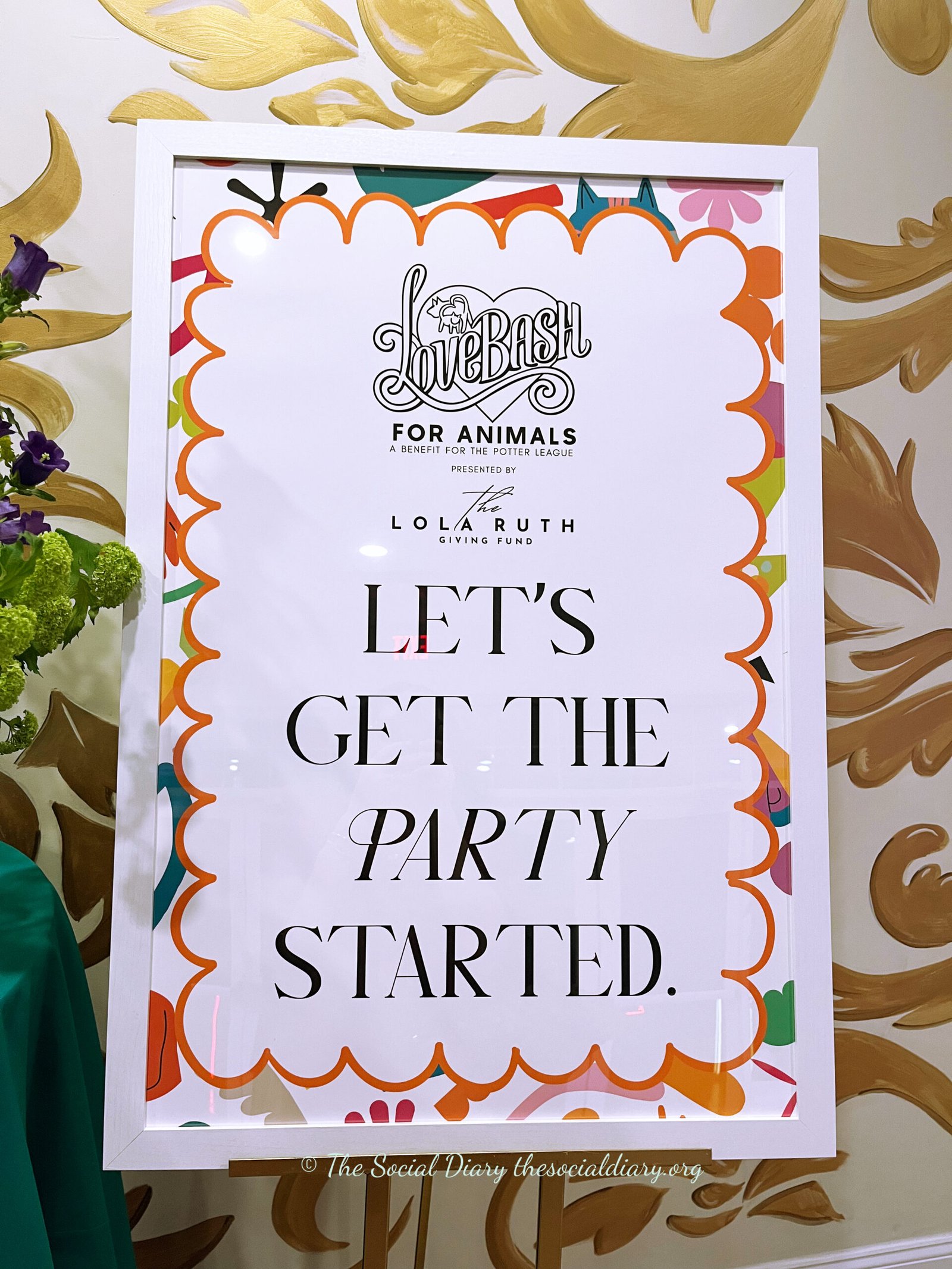 Signage Pawty Time - The Social Diary