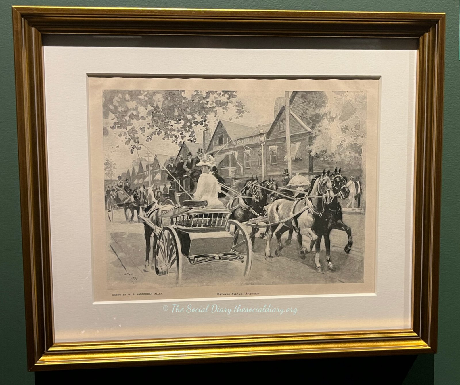 Coaching - Lady Whip - Bellevue Avenue Afternoon - The Social Diary