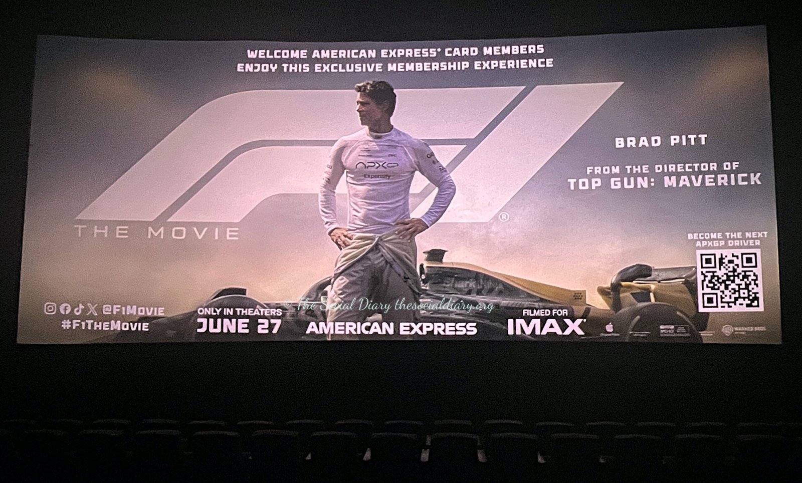 F1 The Movie IMAX - The Social Diary