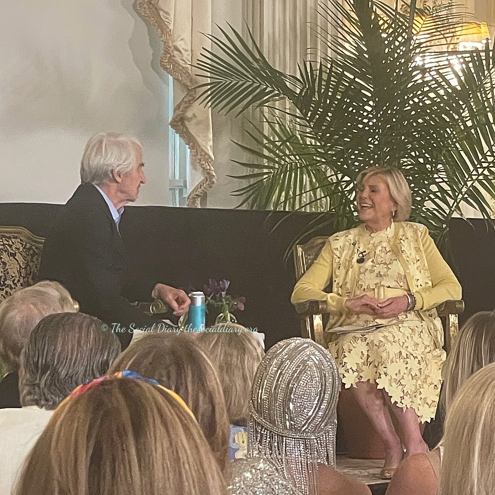 Sam Waterston at Rosecliff with Anne Thompson - The Social Diary