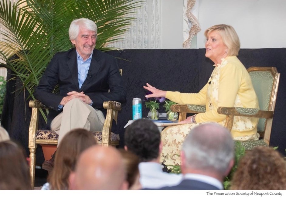 Sam Waterston and Anne Thompson at Rosecliff The Great Gatsby - The Social Diary