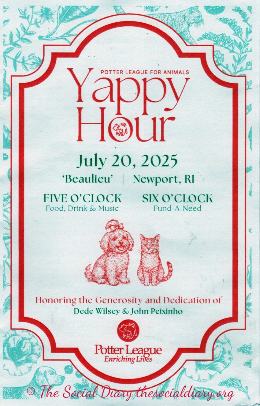 Yappy Hour at Beaulieu Newport programme1 - The Social Diary