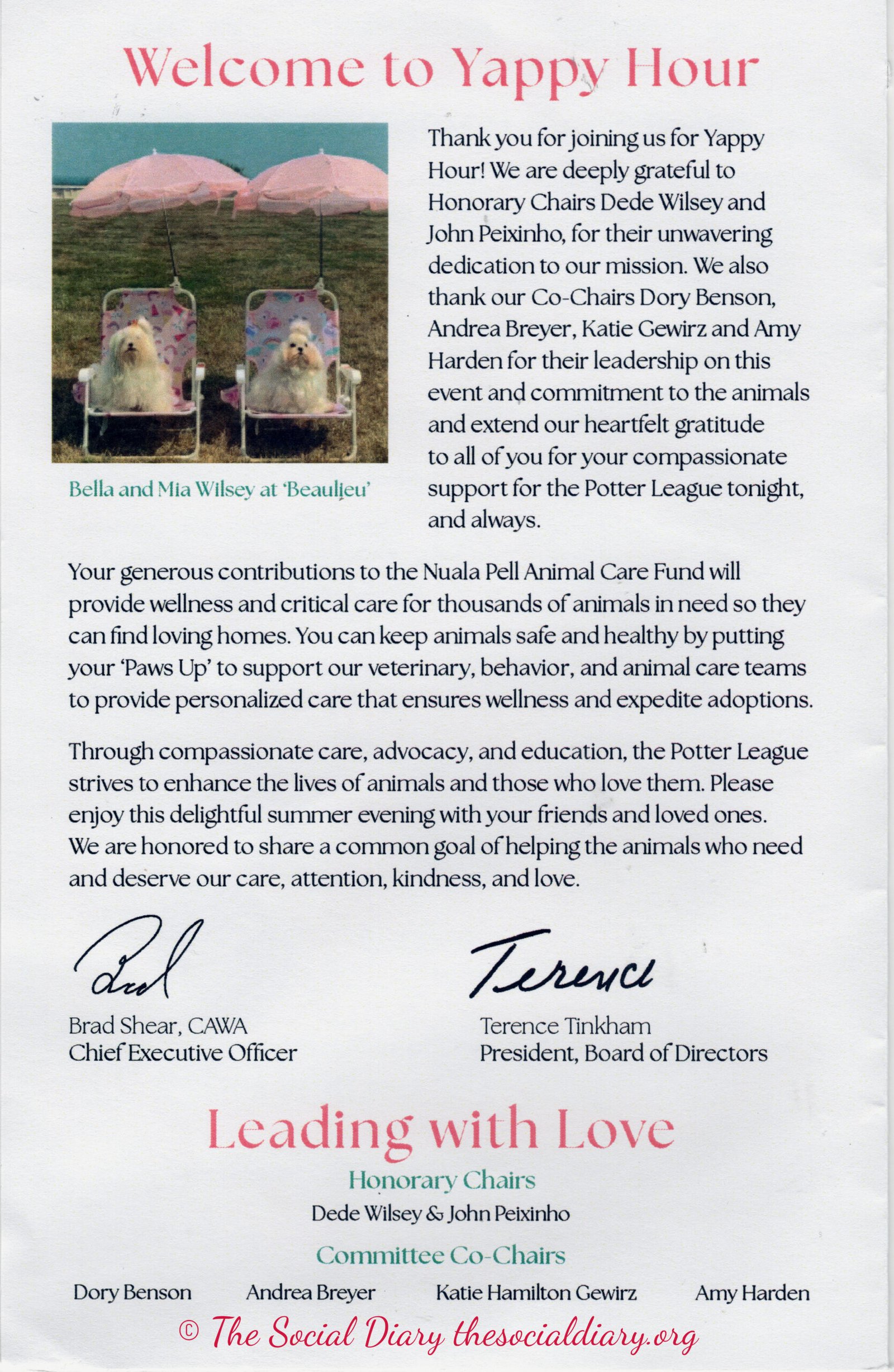 Yappy Hour at Beaulieu Newport programme2 - The Social Diary
