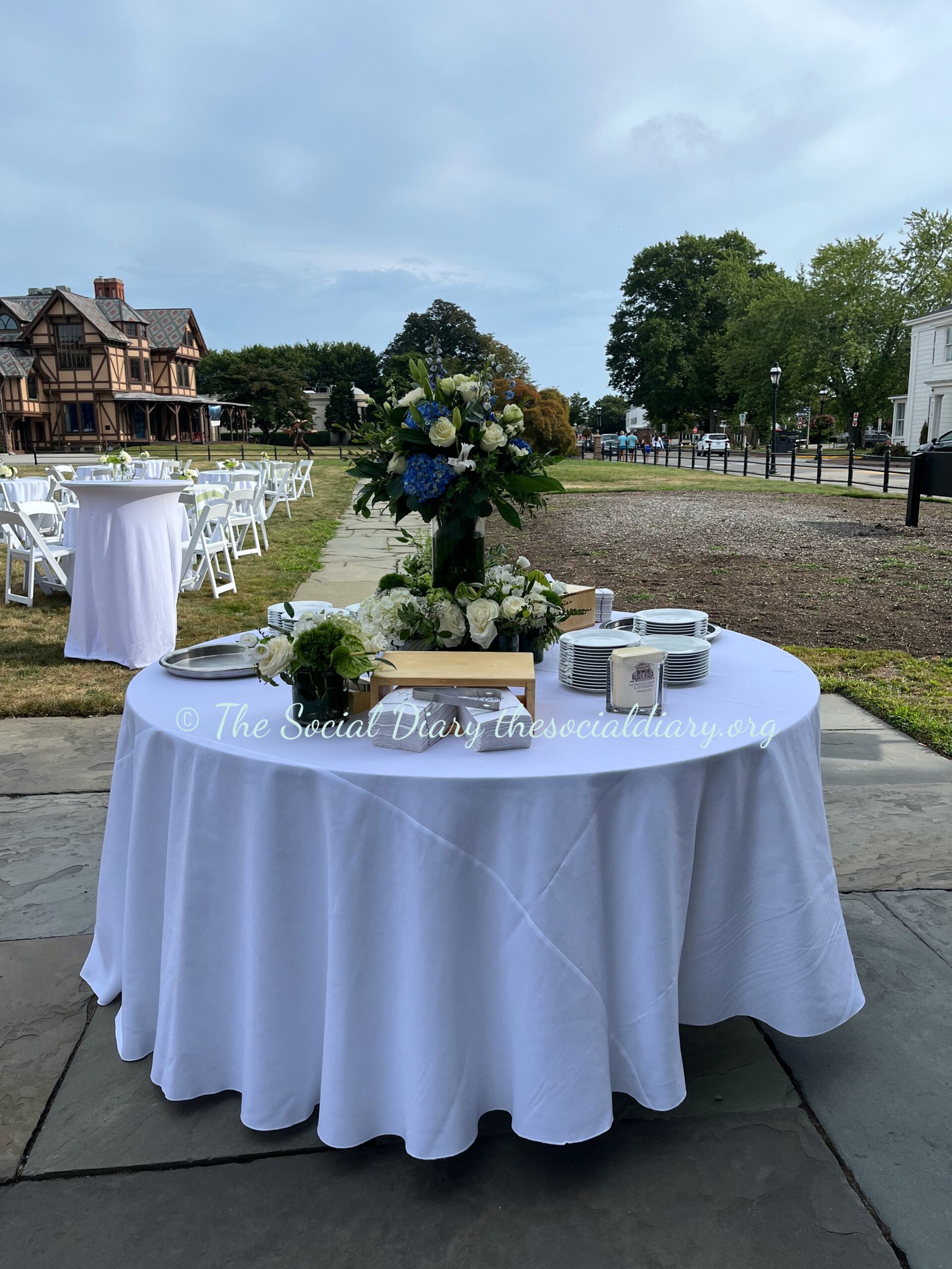 Redwood Garden Party table and buffet - The Social Diary