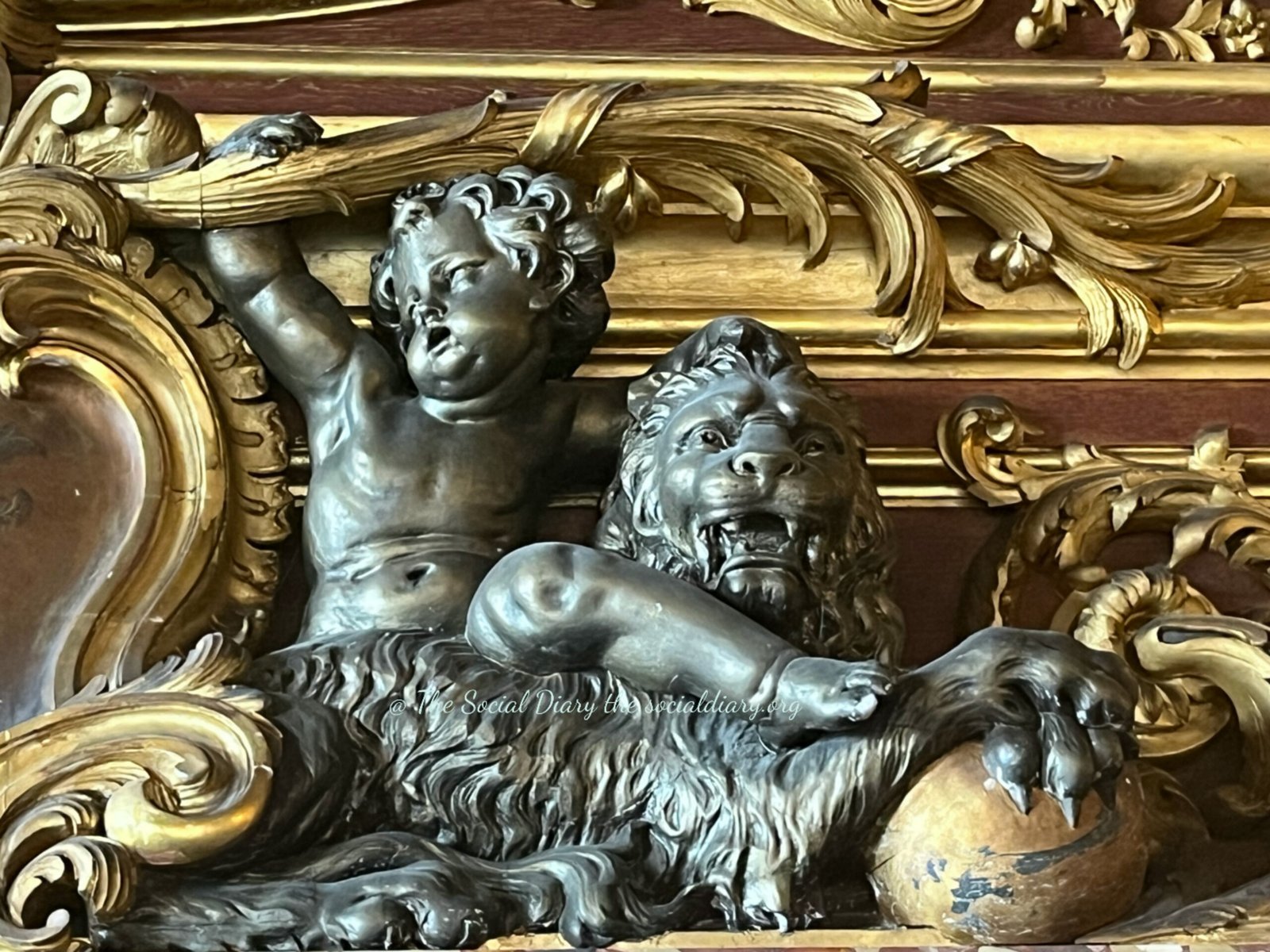 The Gilded Age Ochre Court Salve Regina Cherubs2 - The Social Diary