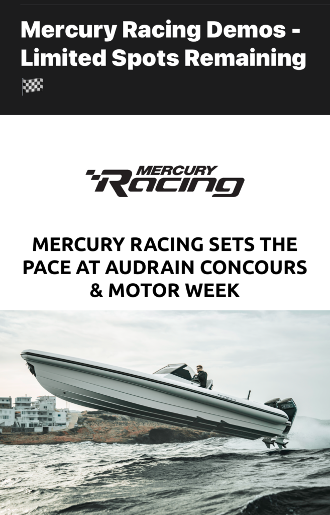 Audrain Mercury Racing - Community - The Social Diary