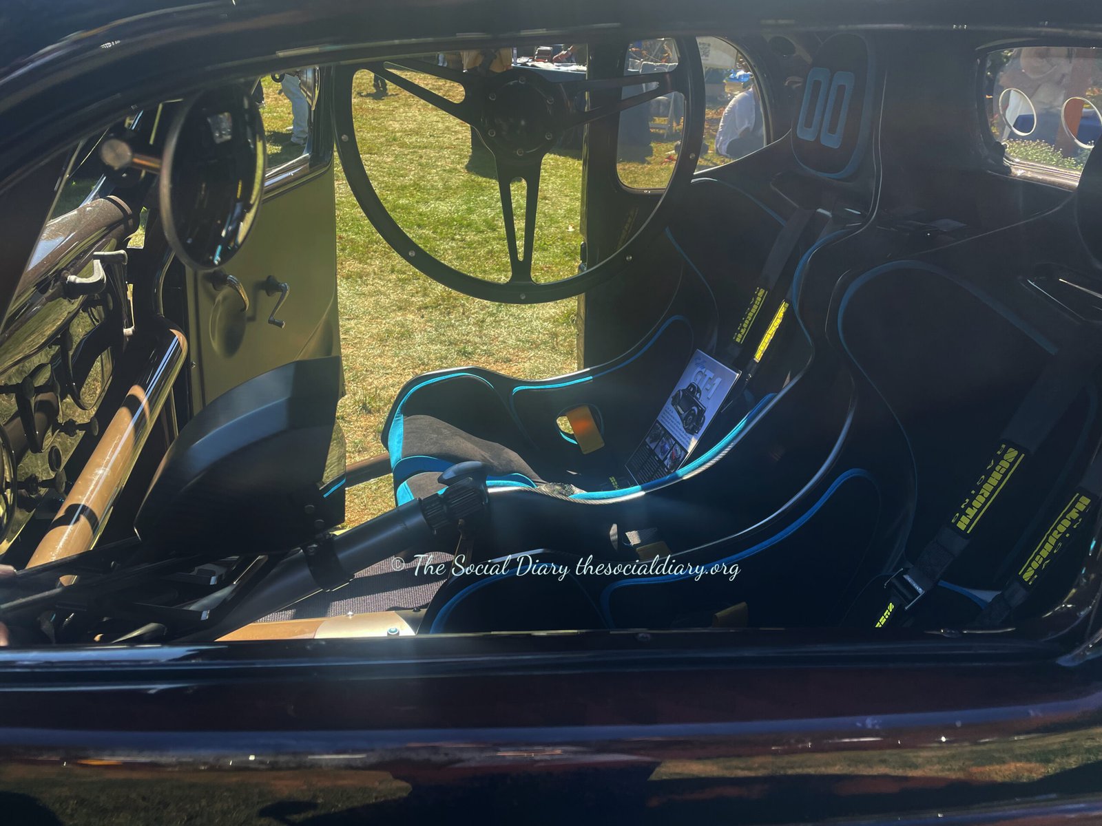 Plymouth GT-! steering wheel Audrain Motor Week - The Social Diary