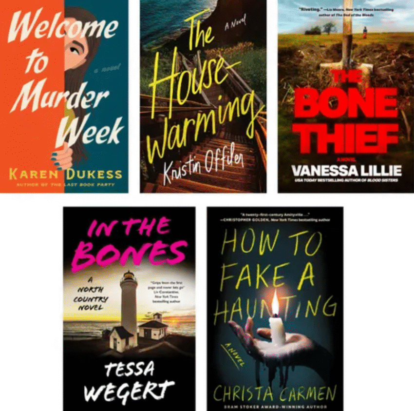 Thriller Panel and Tea Ocean House - Book covers - The Social Diary