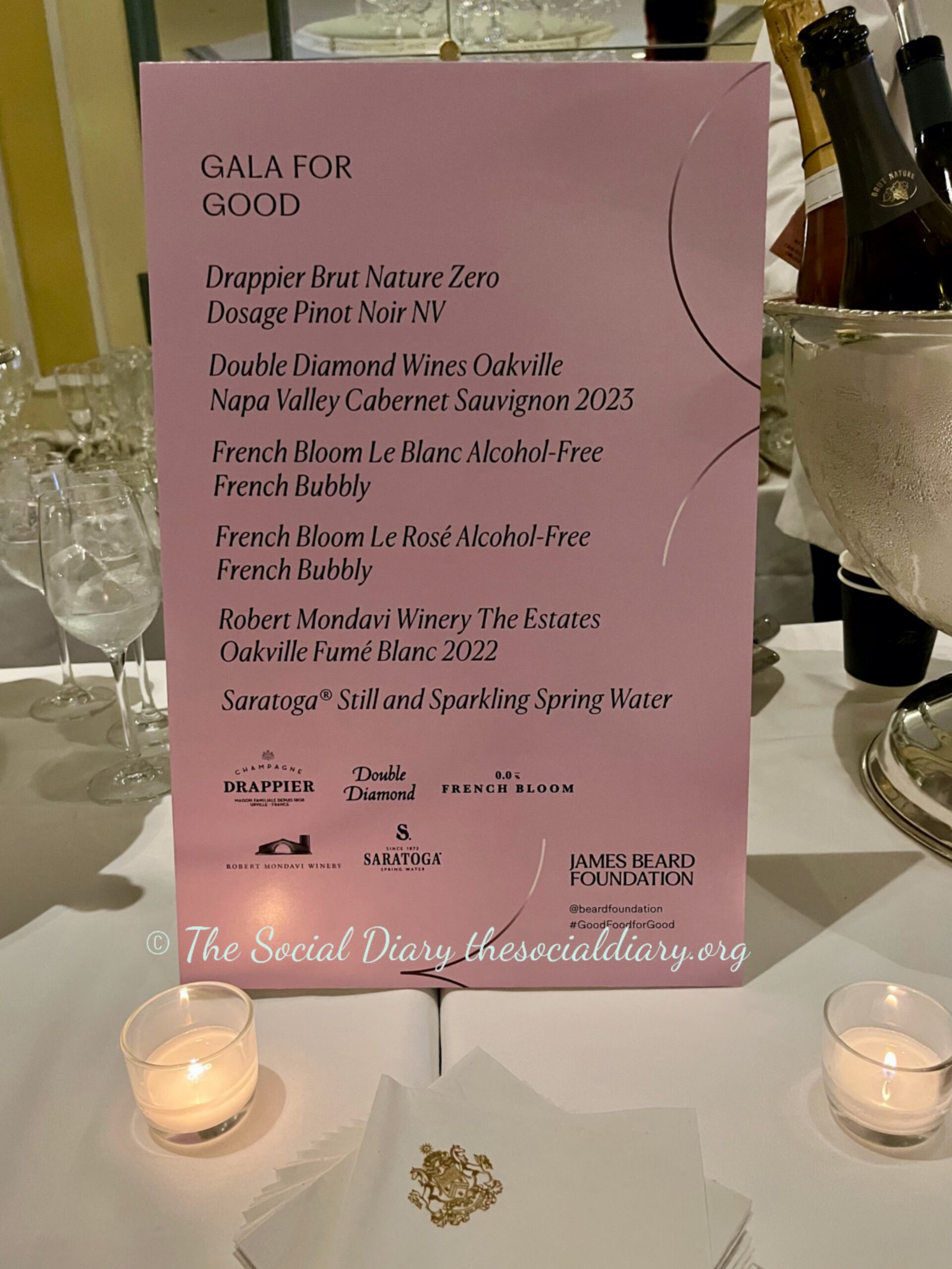 JBF Gala for Good - Reception beverages - The Social Diary