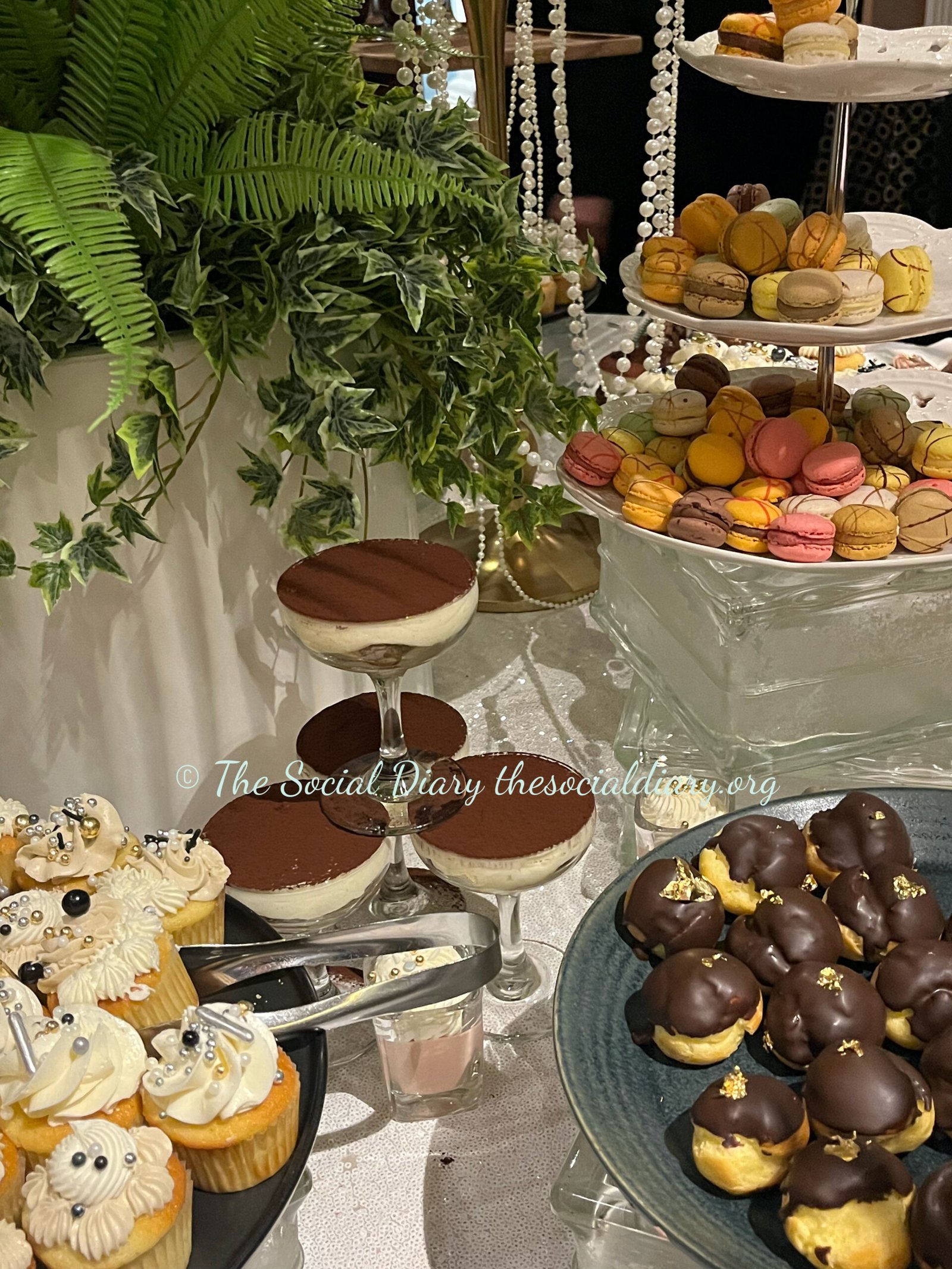 Tiramisu tower glasses - United 26 Fund - The Social Diary