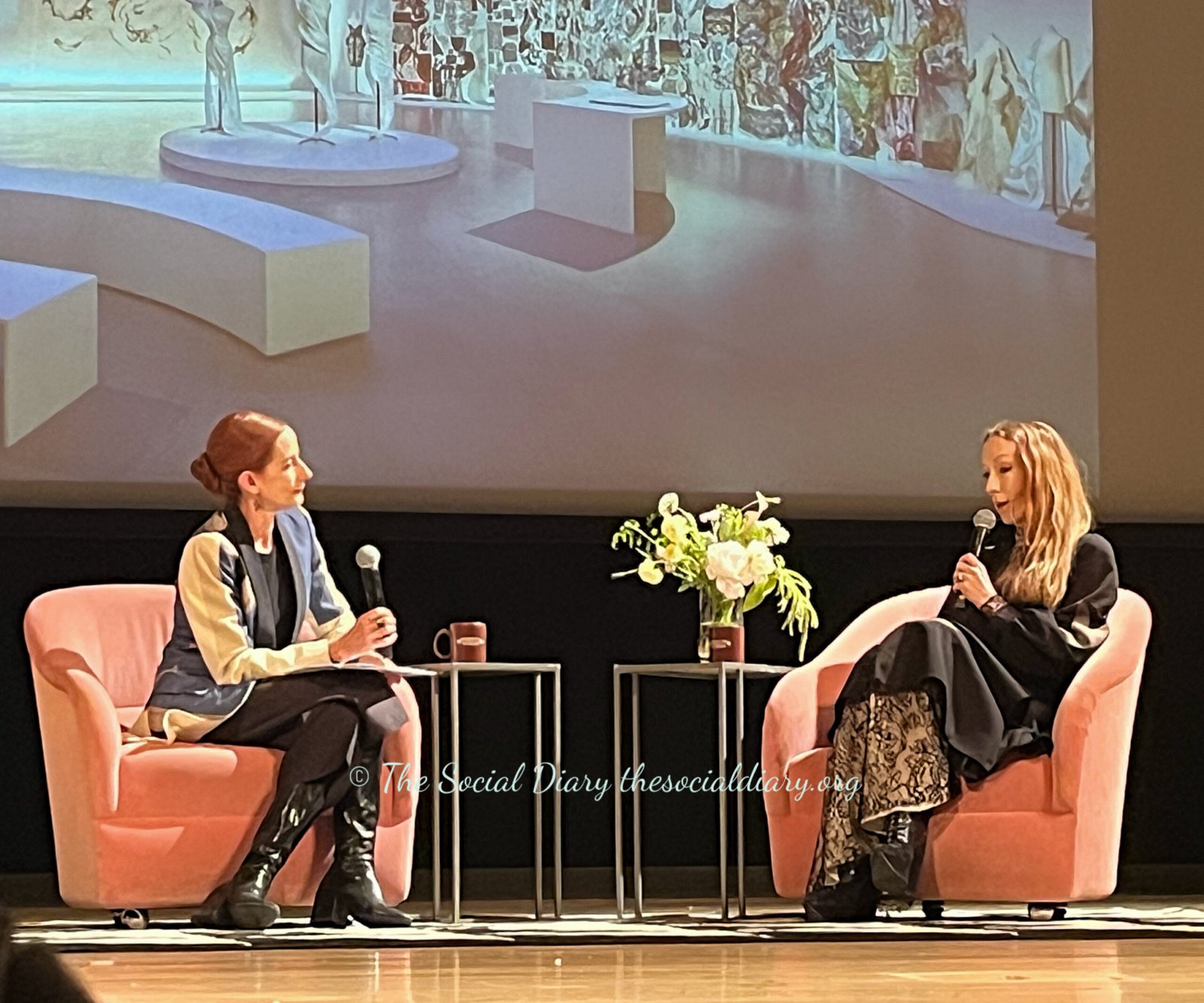 Iris van Herpen Brooklyn Talks stage - The Social Diary