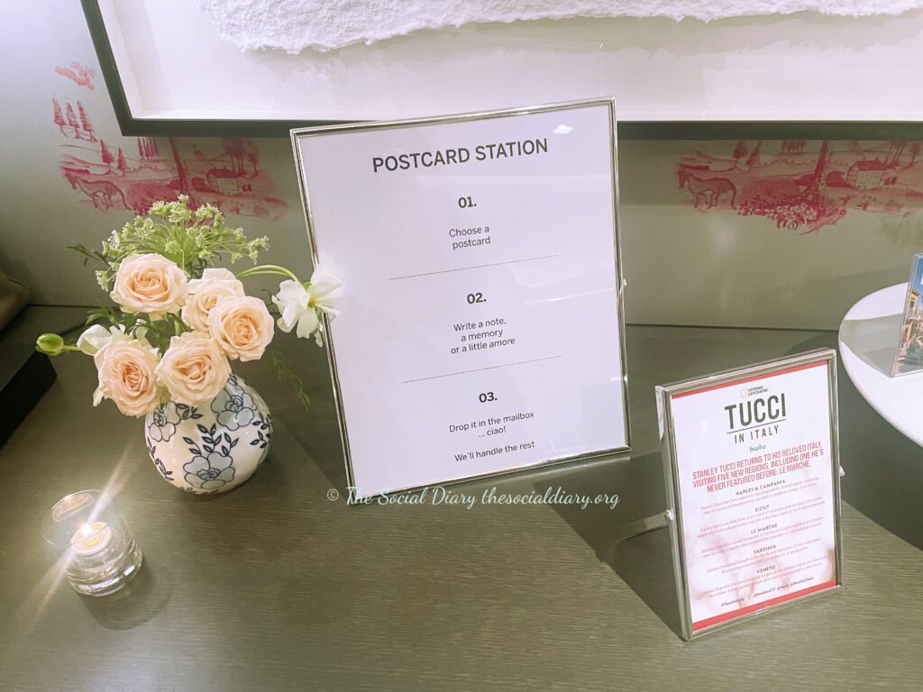 Platinum Events Tucci in Italy Post Cards - The Social Diary