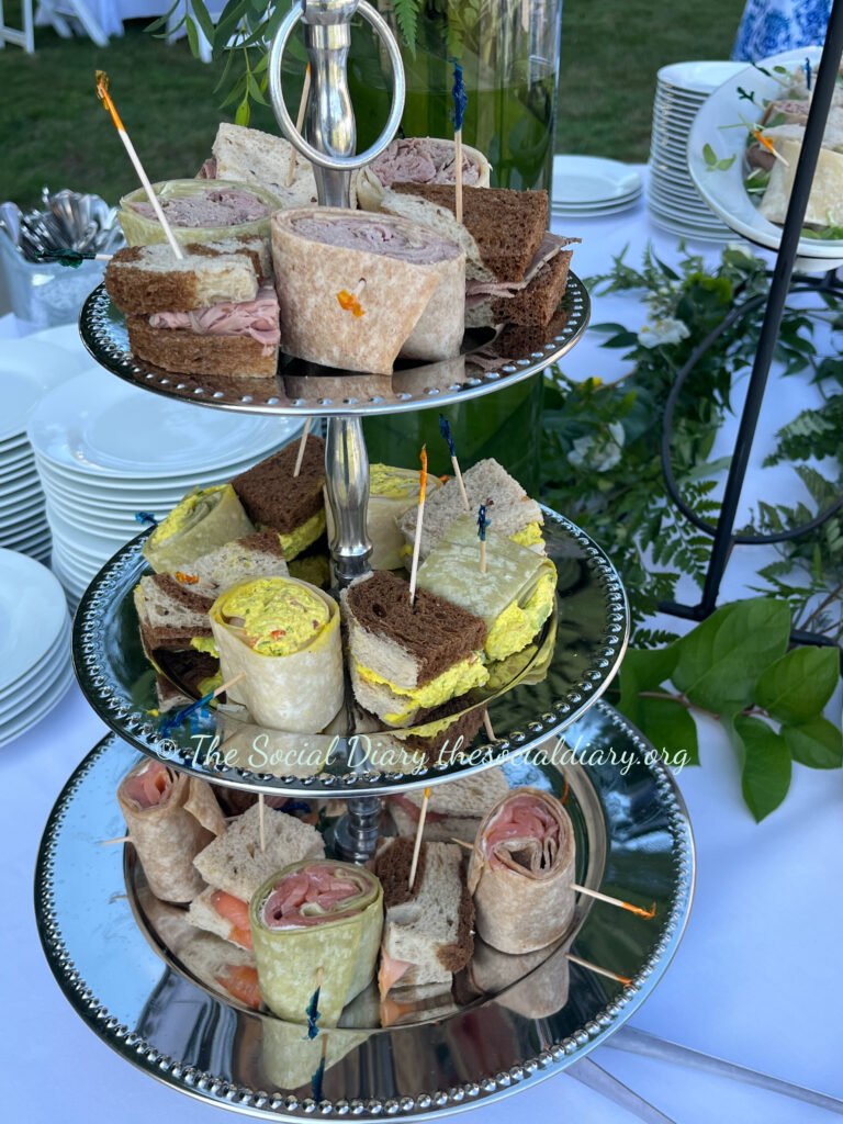 From Garden Party to Mansion Picnic - Redwood Garden Party delectable sandwiches - The Social Diary