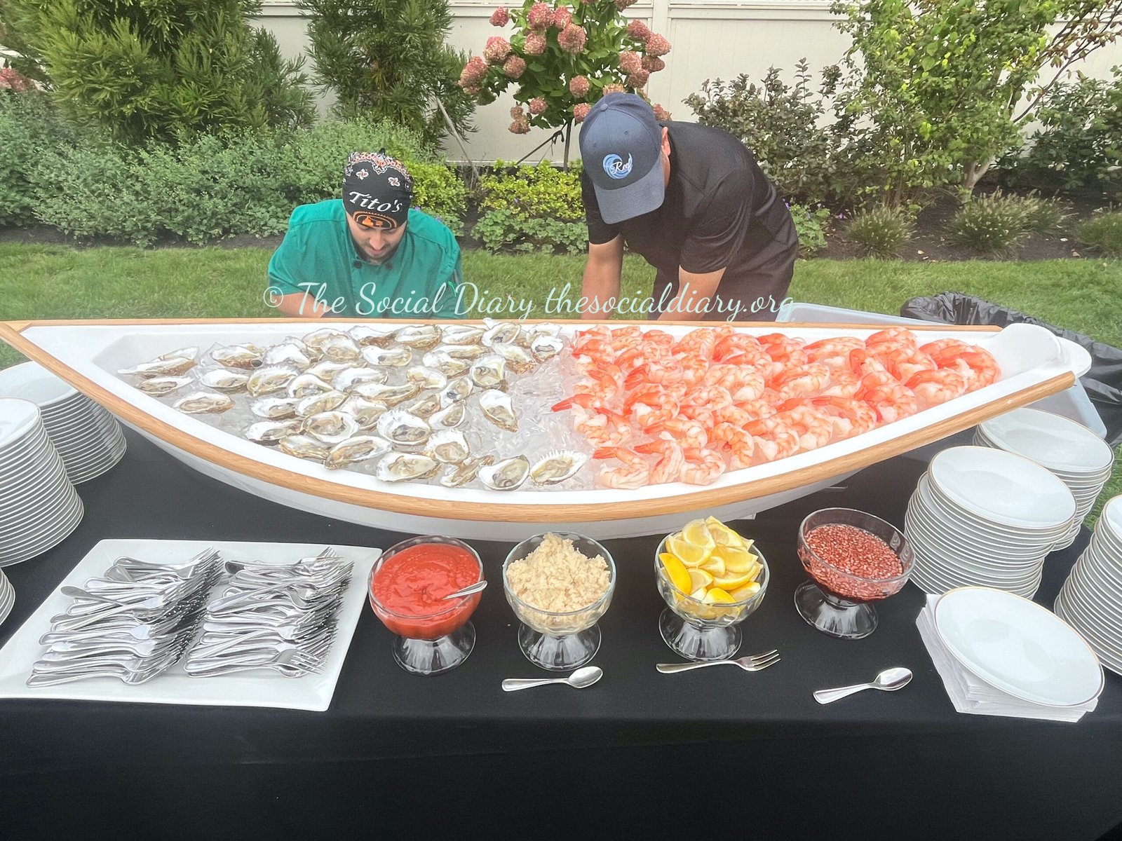 Oyster Shrimp Boat VIP Reception Faxon Lodge - The Social Diary